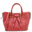 LOUIS VUITTON Mazarine Monogram Empreinte Leather Shoulder Bag Red