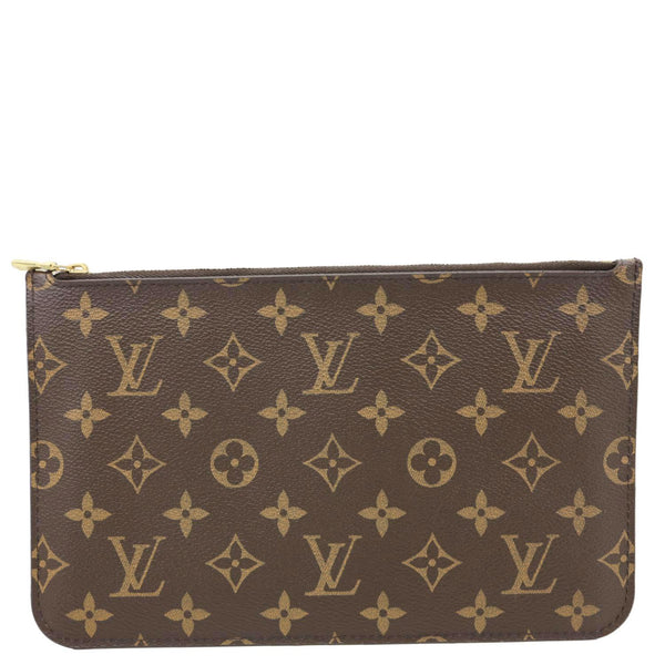 LOUIS VUITTON Pochette Wristlet Totem Monogram Canvas Pouch Brown