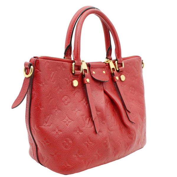 LOUIS VUITTON Mazarine Monogram Empreinte Shoulder Bag Red