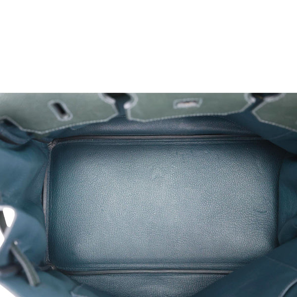 HERMES Birkin 35 Togo Leather Tote Bag Vert Cypress