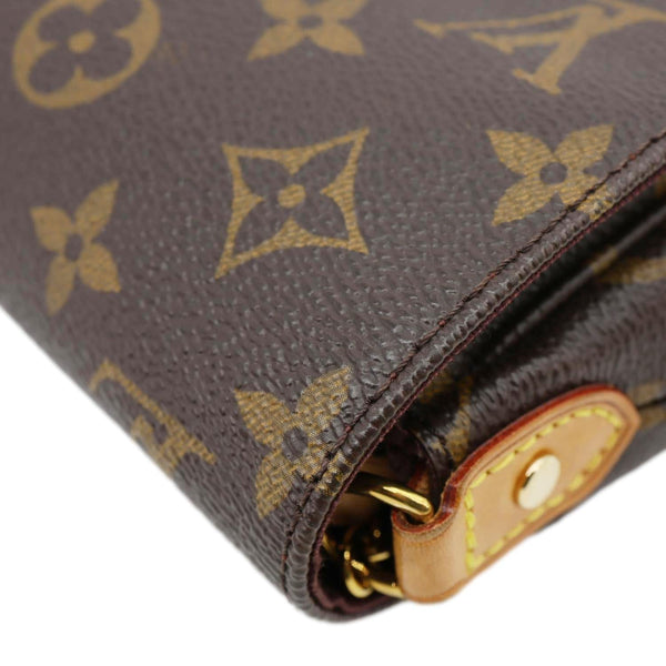 LOUIS VUITTON Favorite MM Monogram Canvas Shoulder Bag Brown