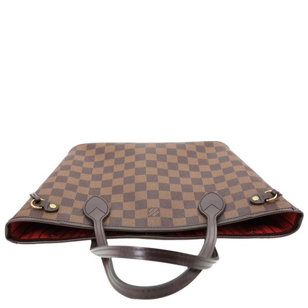 LOUIS VUITTON Neverfull PM Damier Ebene Tote Shoulder Bag Brown