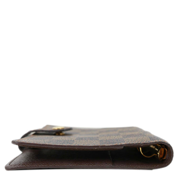 LOUIS VUITTON Agenda PM Damier Ebene Planner Cover Brown