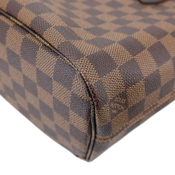 LOUIS VUITTON Neverfull PM Damier Ebene Tote Shoulder Bag Brown