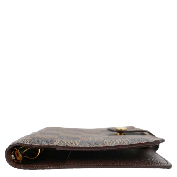 LOUIS VUITTON Agenda PM Damier Ebene Planner Cover Brown