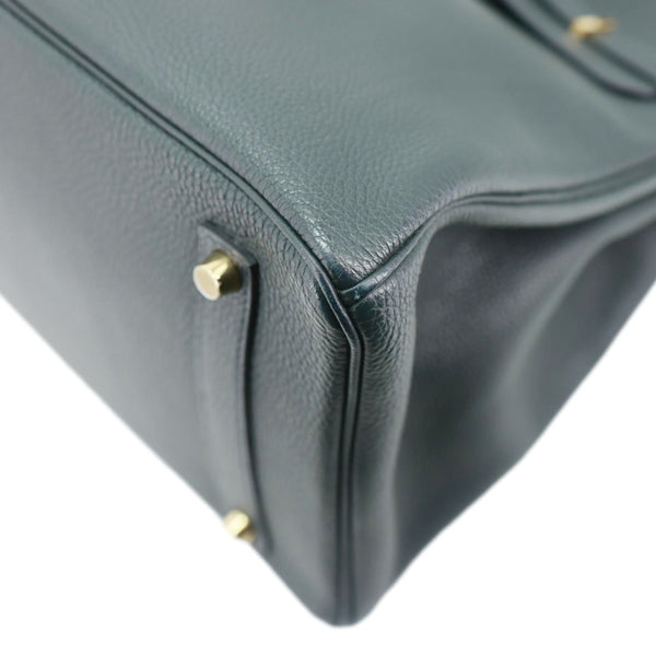 HERMES Birkin 35 Togo Leather Tote Bag Vert Cypress