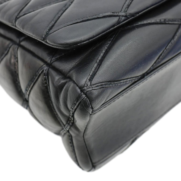 LOUIS VUITTON GO-14 MM Malletage Quilted Lambskin Leather Crossbody Bag Black