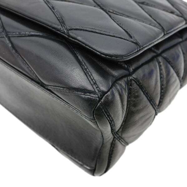 LOUIS VUITTON GO-14 MM Malletage Quilted Lambskin Leather Crossbody Bag Black