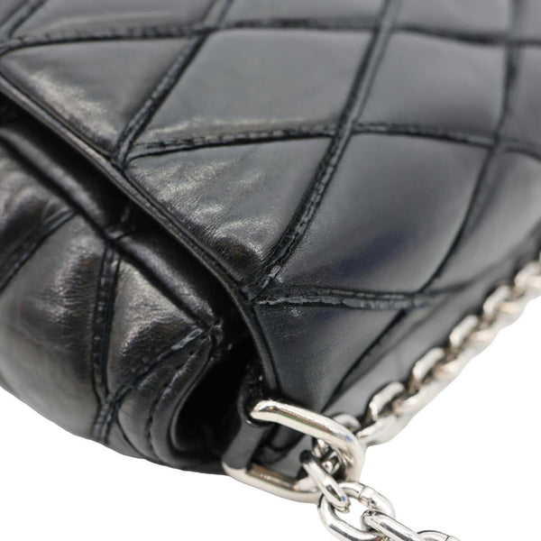 LOUIS VUITTON GO-14 MM Malletage Quilted Lambskin Leather Crossbody Bag Black
