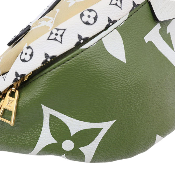 LOUIS VUITTON Monogram Giant Canvas Bumbag Kaki Beige