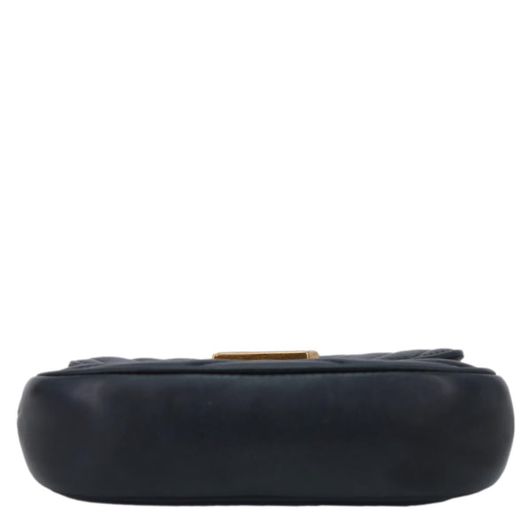 LOUIS VUITTON New Wave Multi Pochette Quilted Leather Crossbody Bag Black