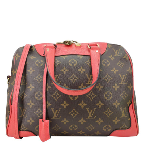 LOUIS VUITTON Retiro NM Monogram Canvas 2Way Shoulder Bag Red