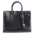 YVES SAINT LAURENT Sac De Jour Small Smooth Calfskin Leather Tote Bag Black