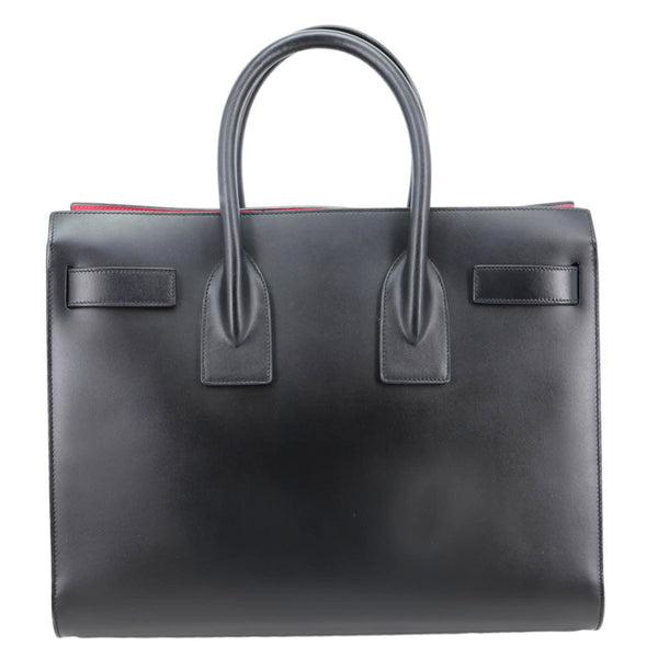 YVES SAINT LAURENT Sac De Jour Small Smooth Calfskin Leather Tote Bag Black
