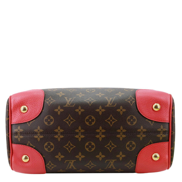 LOUIS VUITTON Retiro NM Monogram Canvas 2Way Shoulder Bag Red