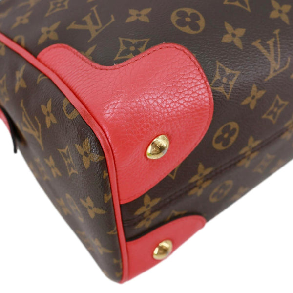LOUIS VUITTON Retiro NM Monogram Canvas 2Way Shoulder Bag Red