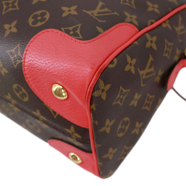 LOUIS VUITTON Retiro NM Monogram Canvas 2Way Shoulder Bag Red
