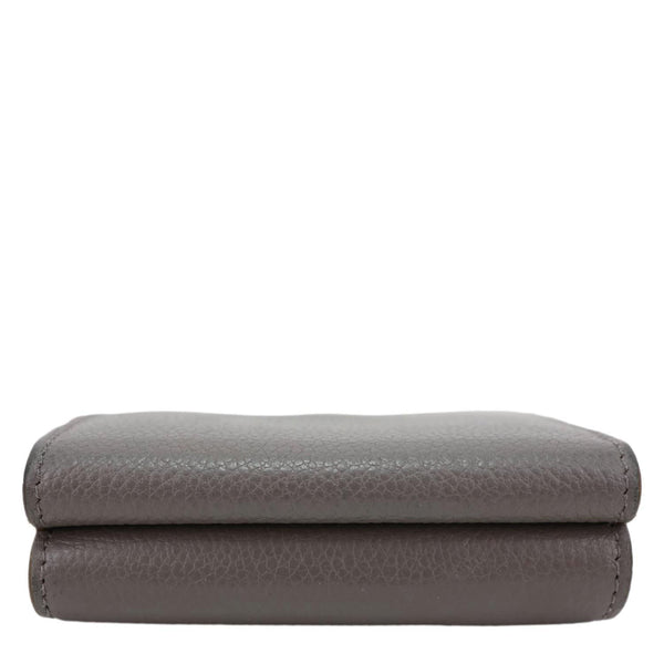 YVES SAINT LAURENT Paris Business Leather Card Case Grey