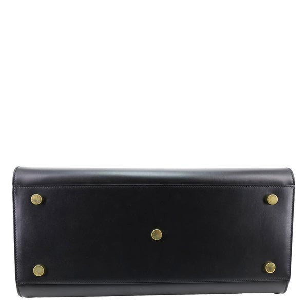 YVES SAINT LAURENT Sac De Jour Small Smooth Calfskin Leather Tote Bag Black