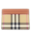BURBERRY Vintage Check Canvas Card Holder Beige