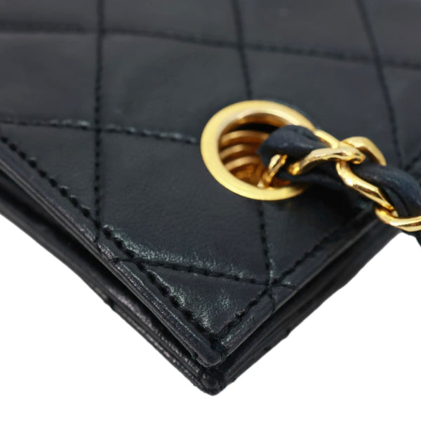 CHANEL Vintage Timeless Quilted Caviar Leather Tote Shoulder Bag Black