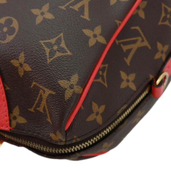 LOUIS VUITTON Retiro NM Monogram Canvas 2Way Shoulder Bag Red