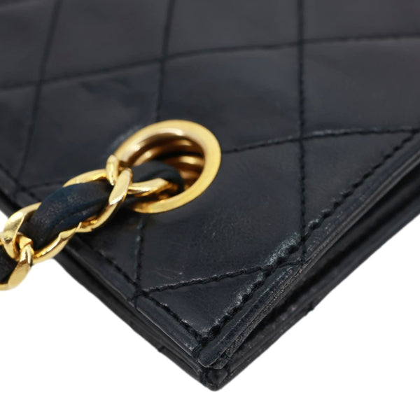 CHANEL Vintage Timeless Quilted Caviar Leather Tote Shoulder Bag Black