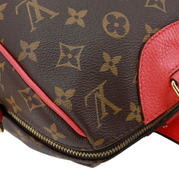 LOUIS VUITTON Retiro NM Monogram Canvas 2Way Shoulder Bag Red