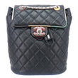CHANEL Urban Spirit Cuba Color Small Quilted Lambskin Leather Backpack Bag Black