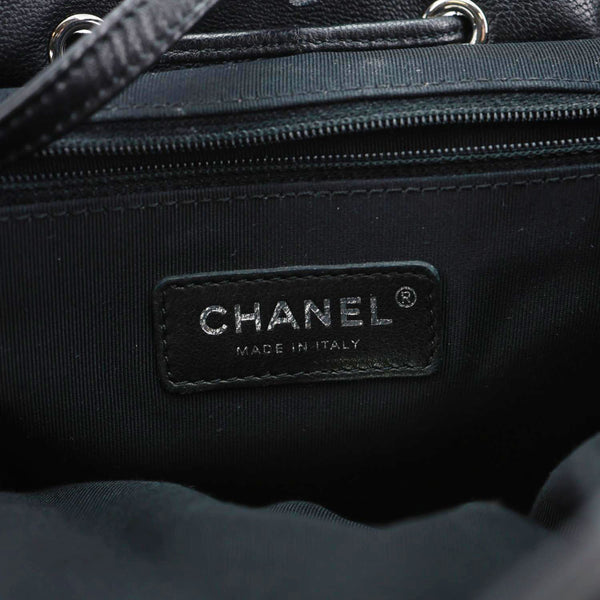 CHANEL Urban Spirit Cuba Color Small Quilted Lambskin Leather Backpack Bag Black