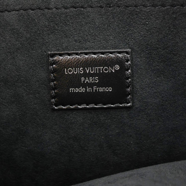 LOUIS VUITTON Carryall Vibe  Lambskin Leather Shoulder Bag Black