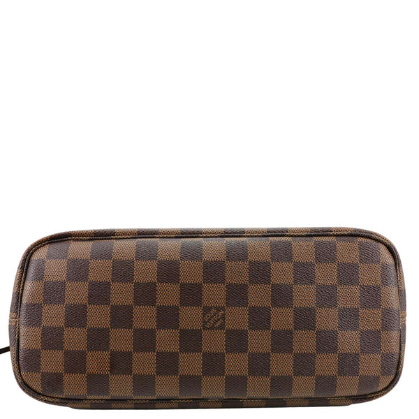 LOUIS VUITTON Neverfull PM Damier Ebene Tote Shoulder Bag Brown
