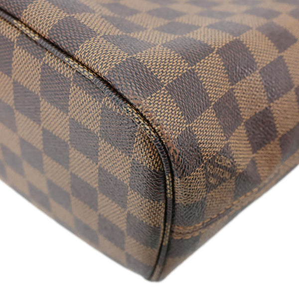 LOUIS VUITTON Neverfull PM Damier Ebene Tote Shoulder Bag Brown