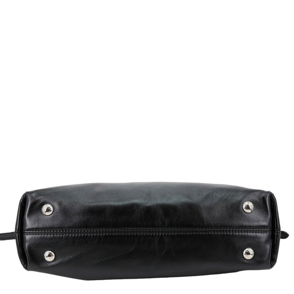 LOUIS VUITTON Carryall Vibe  Lambskin Leather Shoulder Bag Black