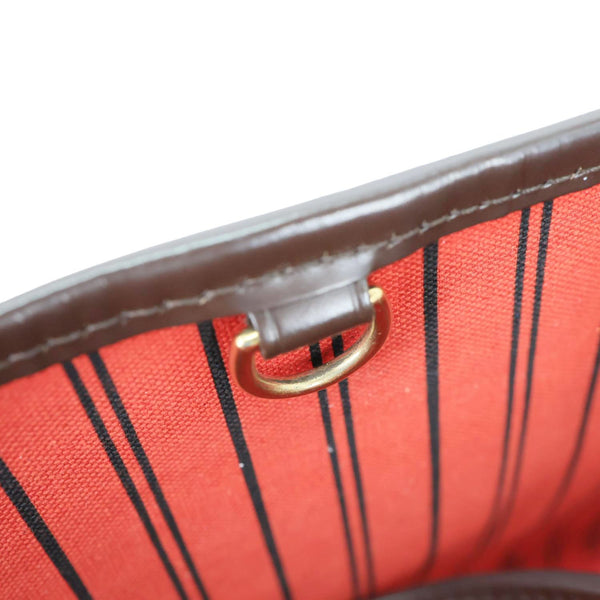 LOUIS VUITTON Neverfull PM Damier Ebene Tote Shoulder Bag Brown