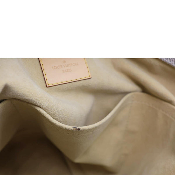 LOUIS VUITTON Artsy MM Damier Azur Hobo Bag White