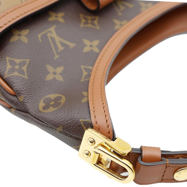LOUIS VUITTON Dauphine Monogram Reverse Canvas Hobo Shoulder Bag Brown
