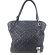 LOUIS VUITTON Lilia GM Monogram Antheia Leather Shoulder Bag Black