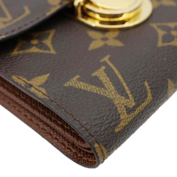 LOUIS VUITTON Koala Monogram Canvas Coin Purse Wallet Brown