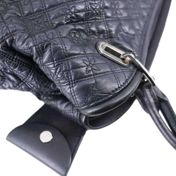LOUIS VUITTON Lilia GM Monogram Antheia Leather Shoulder Bag Black