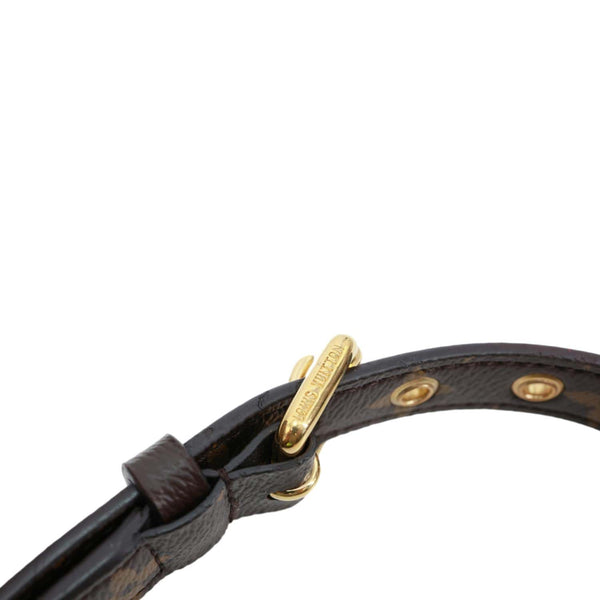 LOUIS VUITTON Pallas MM Monogram Canvas Shoulder Bag Brown