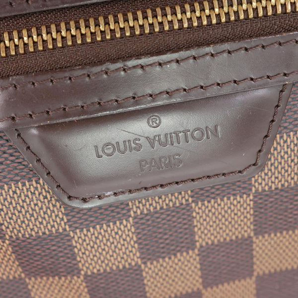 LOUIS VUITTON Evora MM Damier Ebene Shoulder Bag Brown