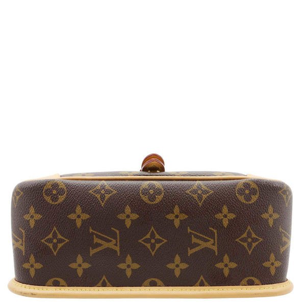 LOUIS VUITTON Diane Monogram Canvas Crossbody Bag Brown