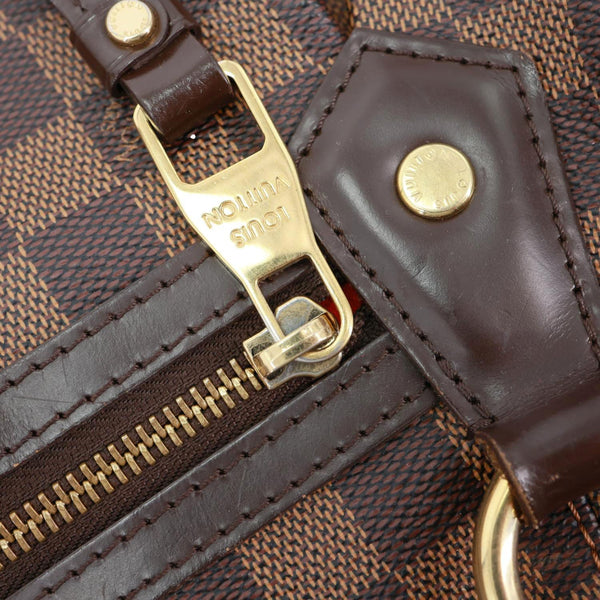 LOUIS VUITTON Evora MM Damier Ebene Shoulder Bag Brown