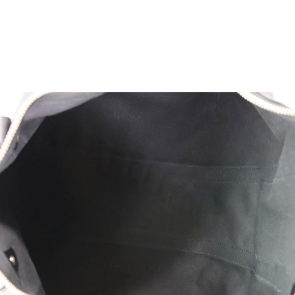 LOUIS VUITTON Keepall 45 Bandouliere Damier Graphite Canvas Duffle Bag Black
