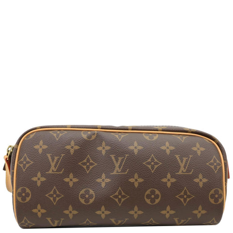 LOUIS VUITTON Dopp Kit Monogram Canvas Toiletry Pouch Brown