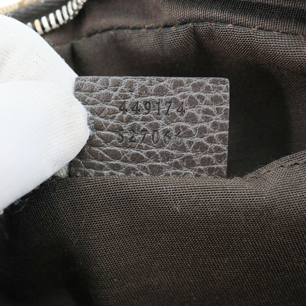 GUCCI GG Supreme Canvas Belt Bag Beige 449174