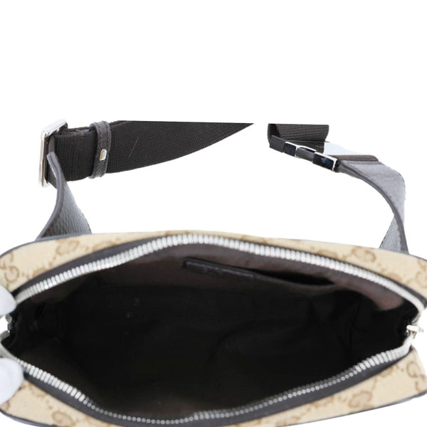 GUCCI GG Supreme Canvas Belt Bag Beige 449174