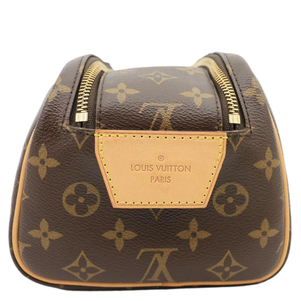LOUIS VUITTON Dopp Kit Monogram Canvas Toiletry Pouch Brown