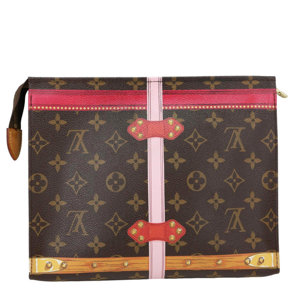 LOUIS VUITTON Summer Trunks Monogram Canvas Toiletry Pouch Brown